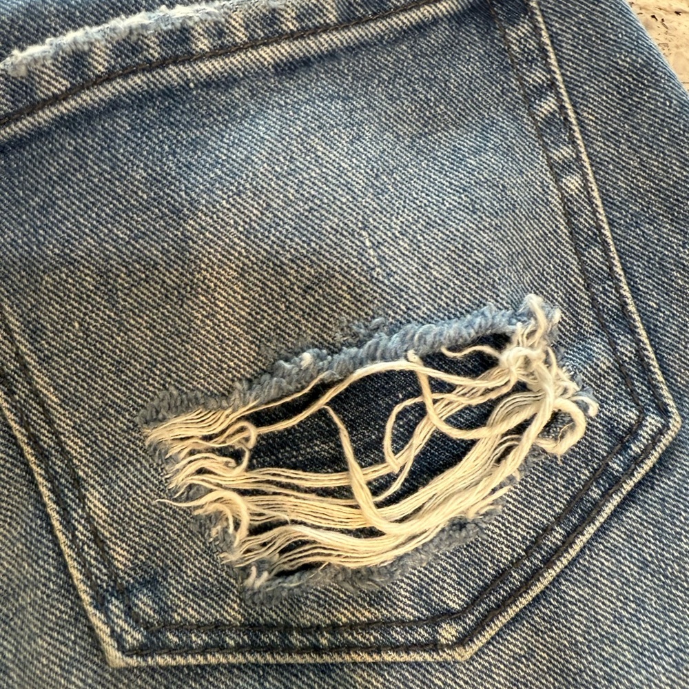 Flying Monkey Ripped Blue Jeans - Picture 5 of 6